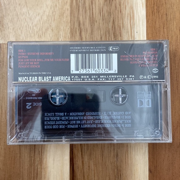 PUNGENT STRENCH 1991 Cassette ( Collectible) Nuclear Blast America - Picture 2 of 6